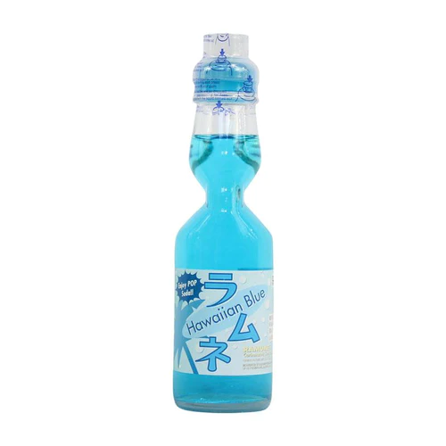 🏝️ Ramune Soda - Hawaiian Blue (Glass Bottle) 🌊