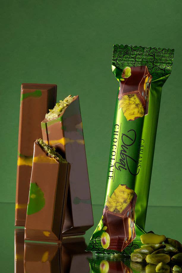 Carian Dubai Chocolate Bar Pistachio Viral Knafeh Chocolate