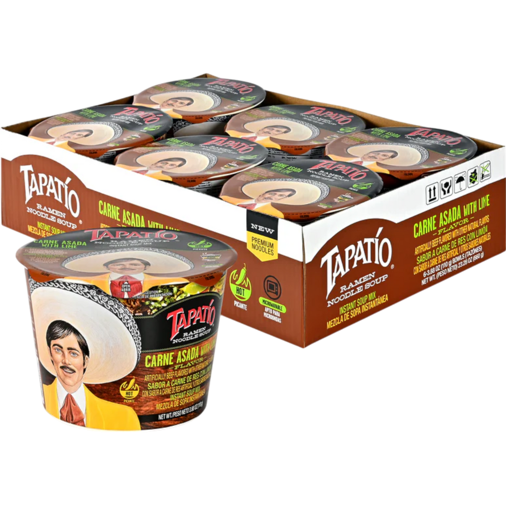 🥩 Tapatio Carne Asada with Lime Ramen Noodle Soup 🌶️