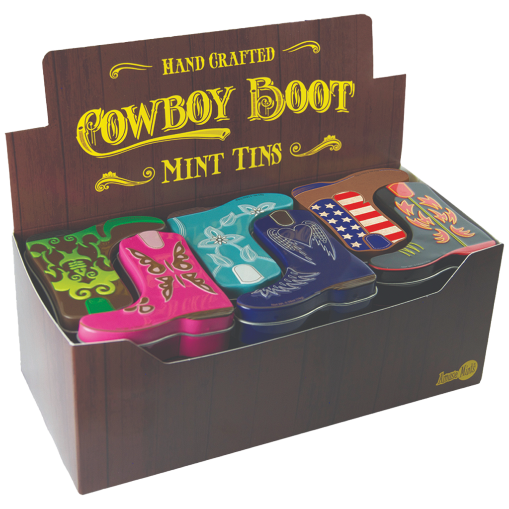 🤠 Cowboy Boot Mints Tin 👢