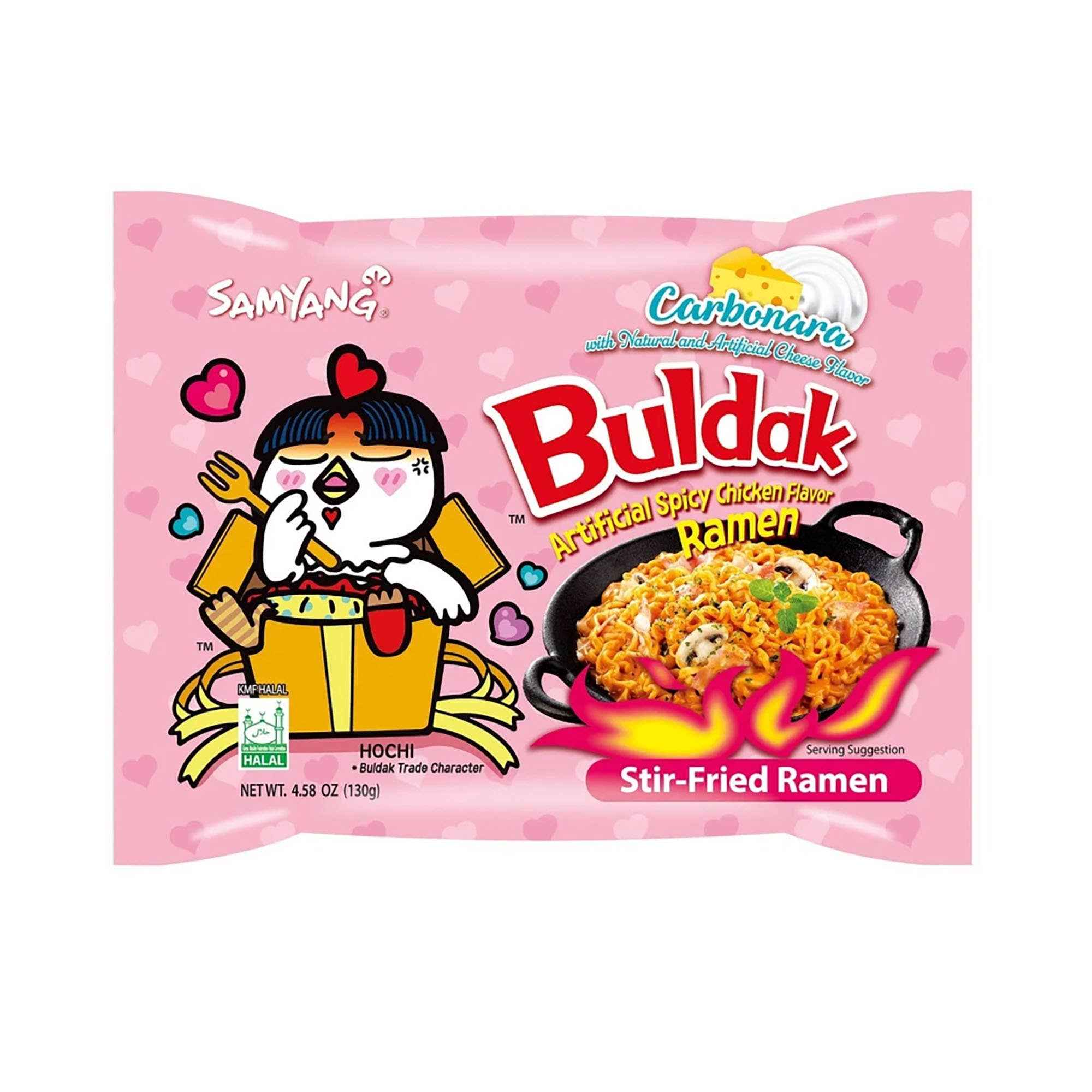 Samyang Carbo Buldak Chicken Flavor Ramen–140g (Pack of 5)