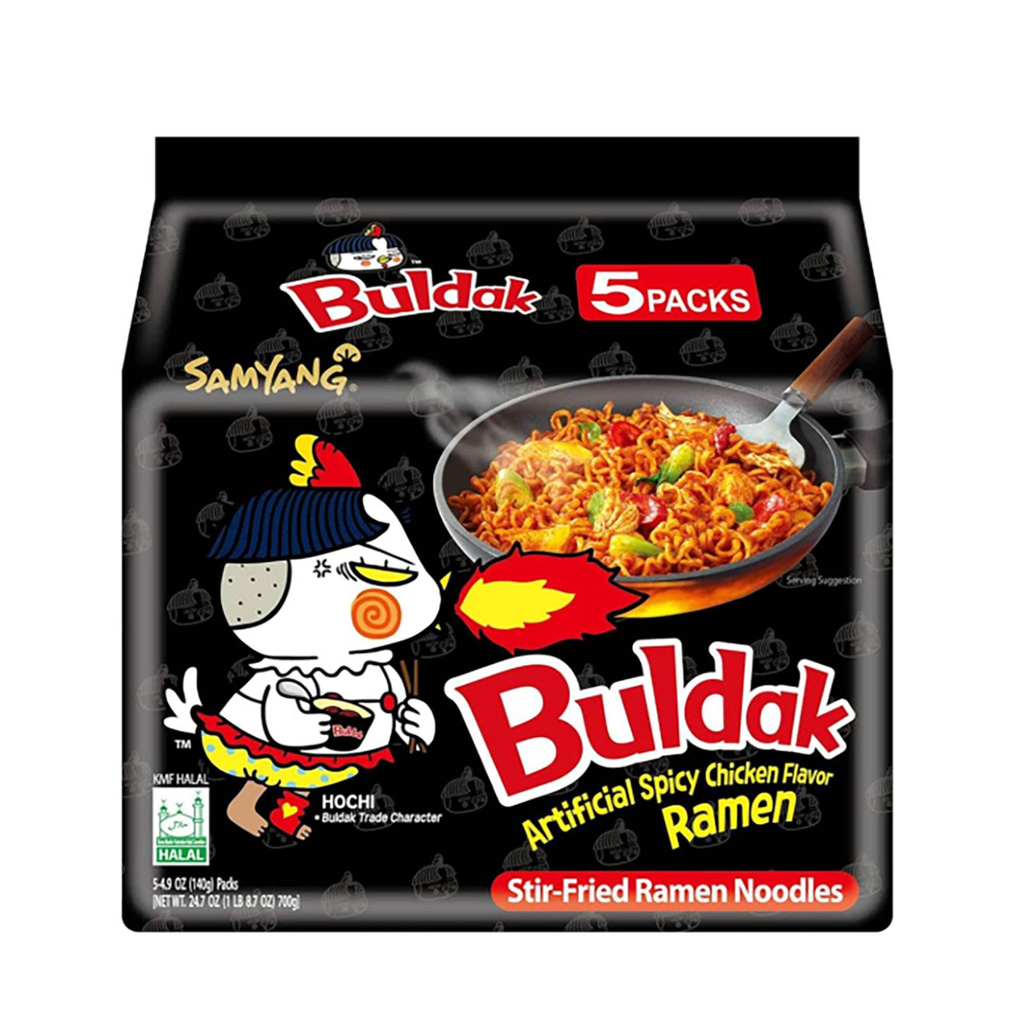 Samyang Buldak Chicken Flavor Ramen–140g (Pack of 5)