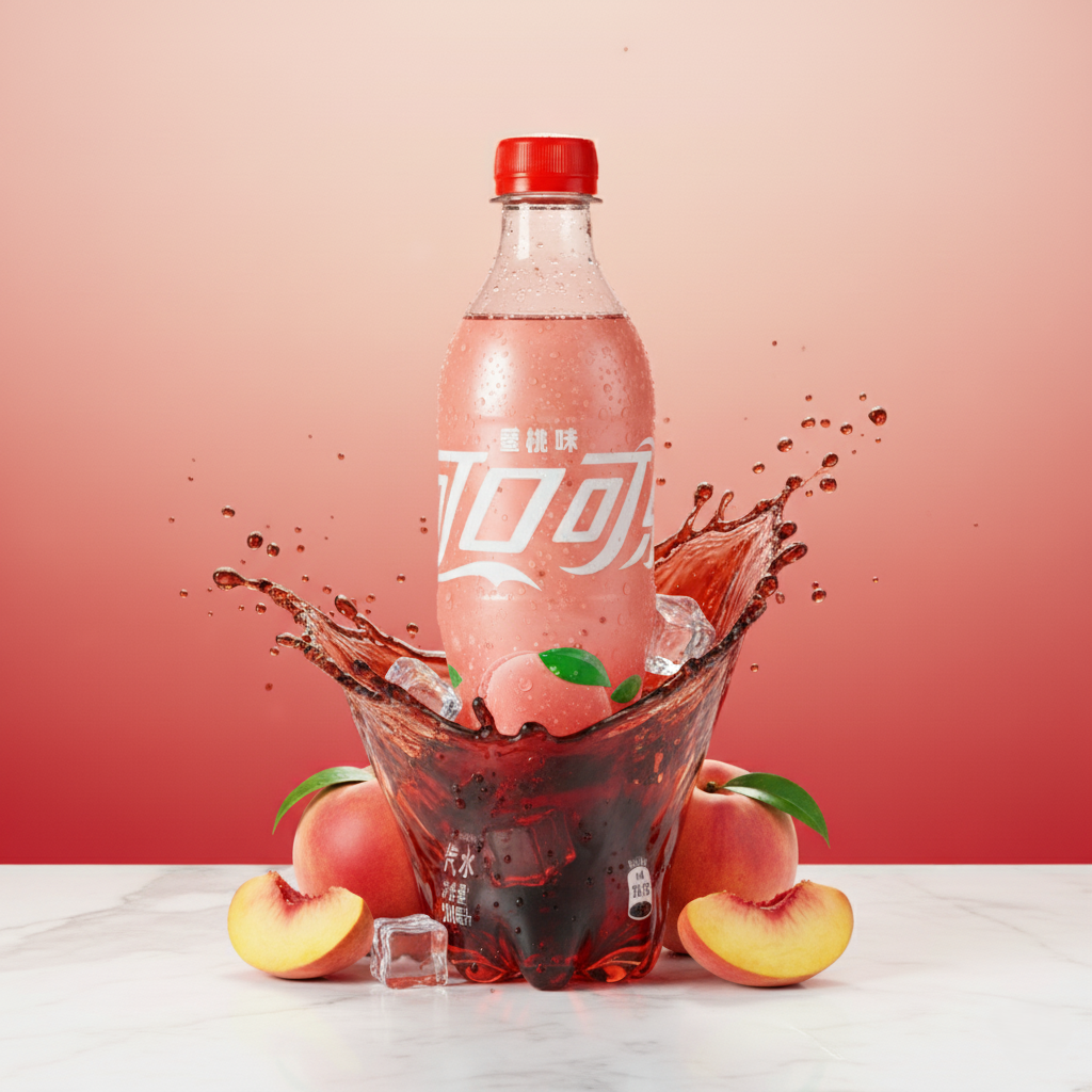 🍑 Coca-Cola Peach (China Import, 500ml) 🥤