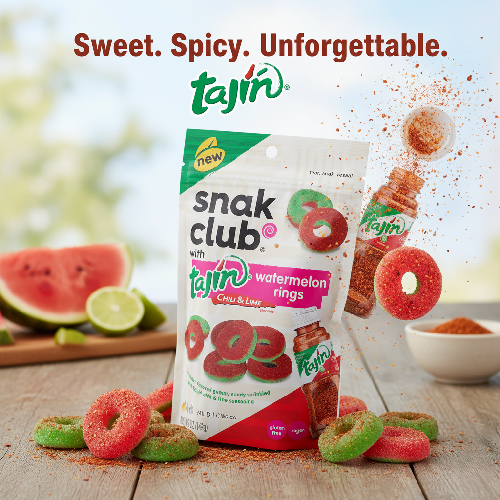 🍉 Snak Club Tajín Watermelon Rings 🌶️5oz