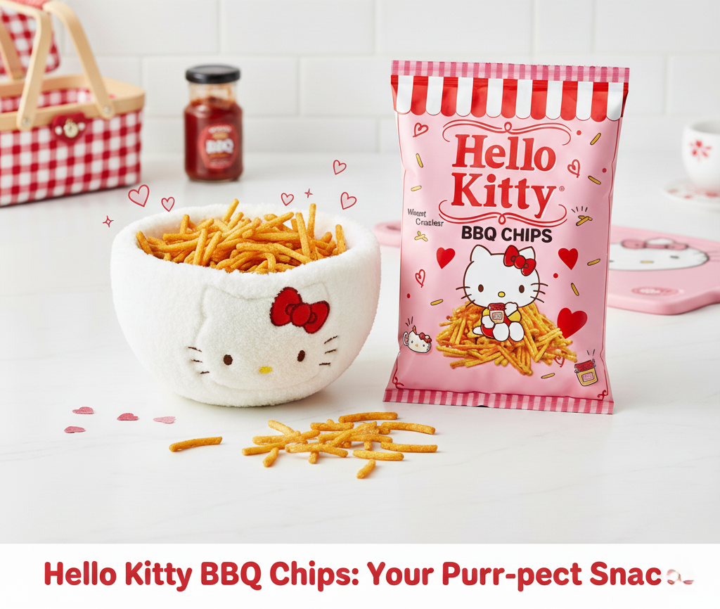 🎀 Hello Kitty BBQ Chips (Wheat Cracker Style)