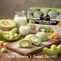 🍈 Mochi Magic: Bamboo House Double Filling Cantaloupe Milk Mochi (6.3 oz) 🥛