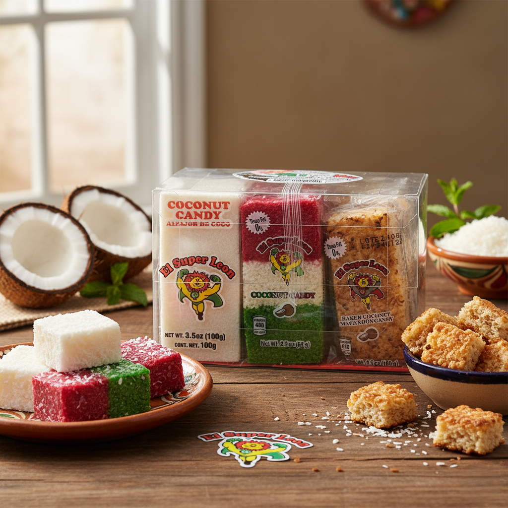 🥥 El Super Leon Coco Leche Candy 🥛