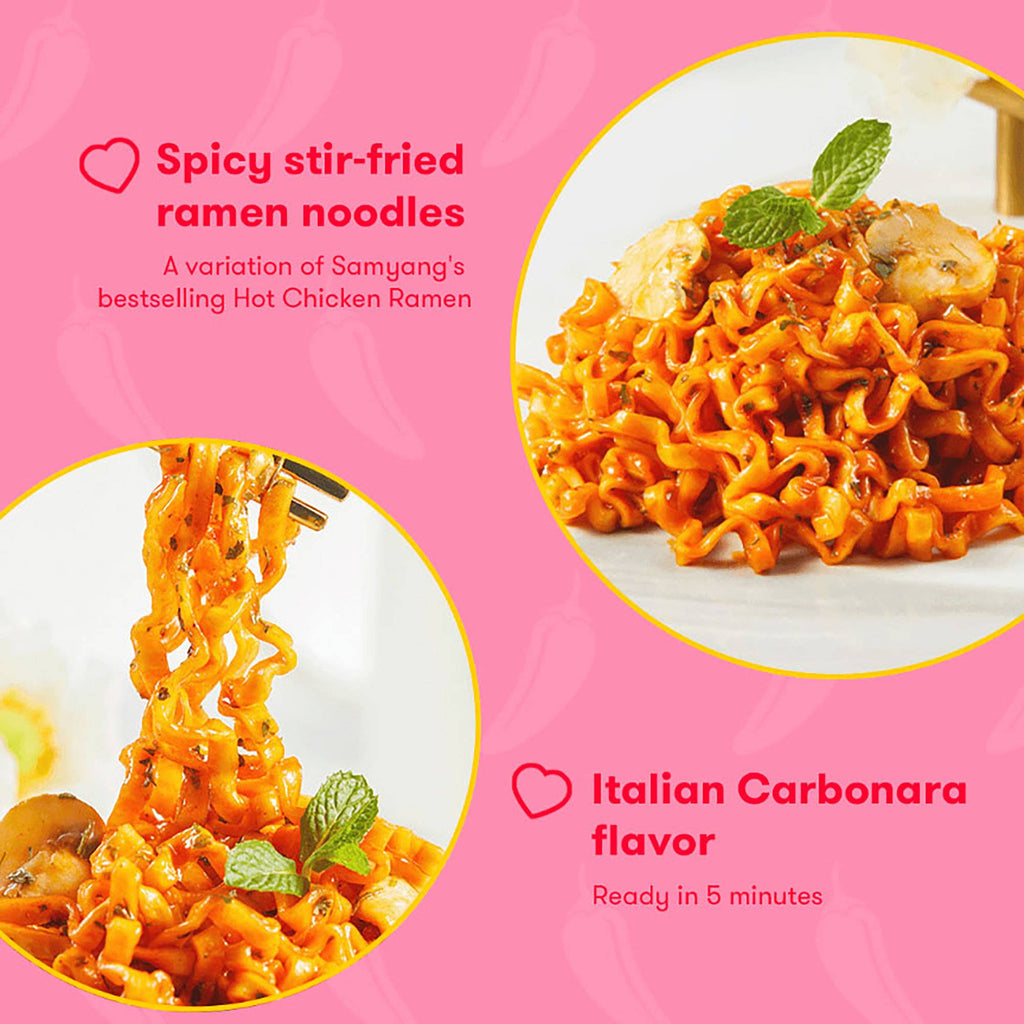 Samyang Carbo Buldak Chicken Flavor Ramen–140g (Pack of 5)