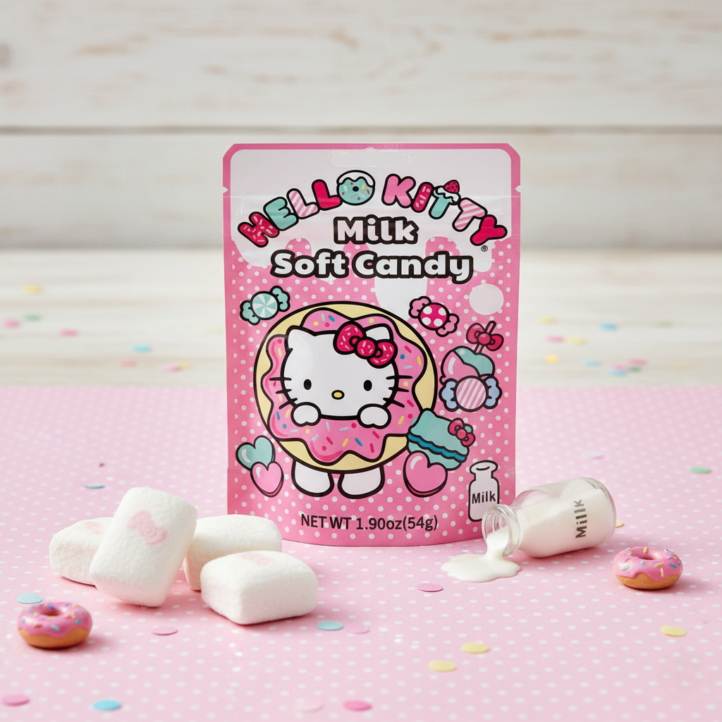 🥛 Hello Kitty Milk Soft Candy 🎀