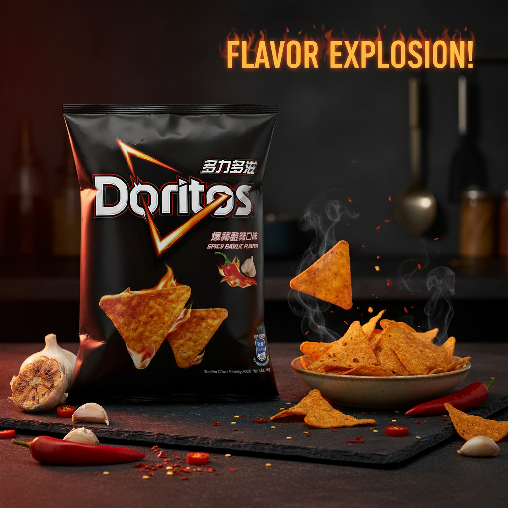🌶️ Doritos Spicy Garlic (Taiwan Exclusive) 🧄
