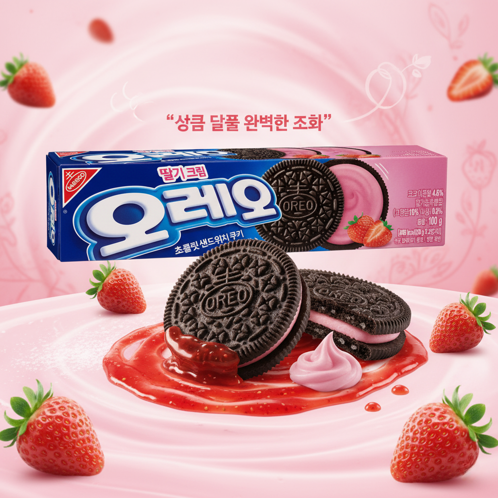🍓 Korean Oreo (Strawberry Creme) 🍪